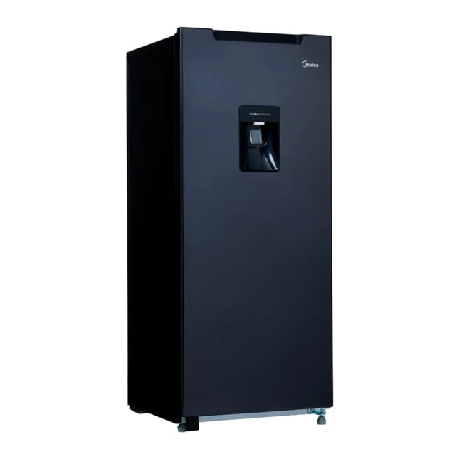 Frigobar Midea MRD190CCDLSW | 7 Pies | Low Frost | Dispensador 2.5L | Cristal Templado | Negro