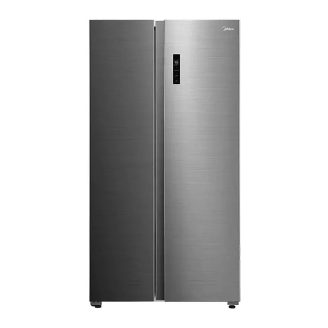 Midea refrigerador 20 pc color acero side by side inverter MDRS710FGM46