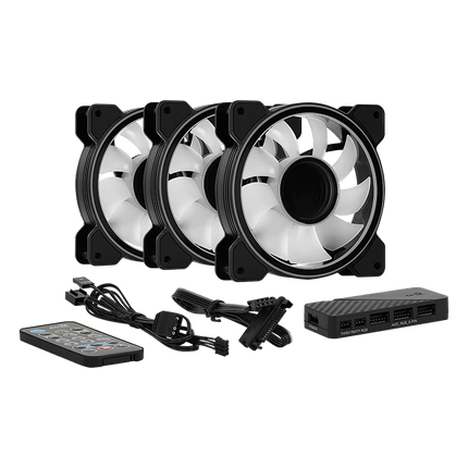 Abanico AeroCool Mirage 12 Pro 12cm x3 ARGB | 120mm