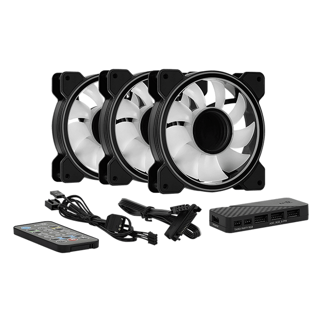 Abanico AeroCool Mirage 12 Pro 12cm x3 ARGB | 120mm