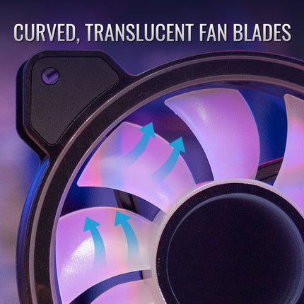 Abanico AeroCool Mirage 12 Pro 12cm x3 ARGB | 120mm