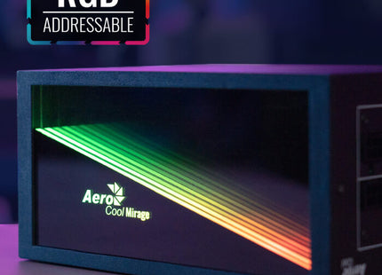 Cables modulares incluidos con Fuente de Poder AeroCool Mirage Gold 850W organizados