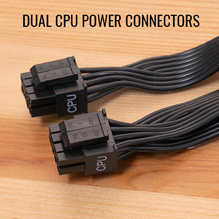 Fuente de Poder AeroCool Mirage Gold 850W Fully Modular | Placa Base RGB | Negro