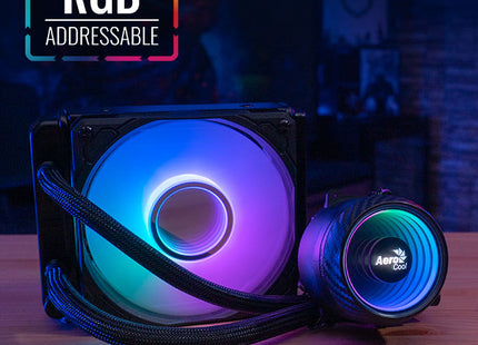 Enfriamiento Líquido AeroCool Mirage L120 ARGB | 120mm | Negro