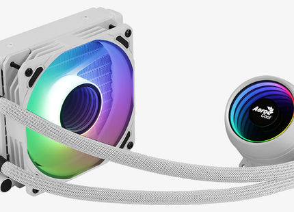 Enfriamiento Líquido AeroCool Mirage L120 White ARGB | 120mm | Blanco