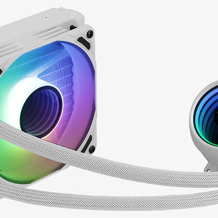 Enfriamiento Líquido AeroCool Mirage L120 White ARGB | 120mm | Blanco