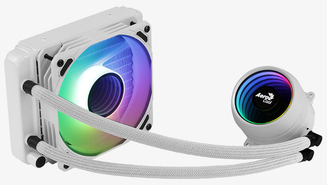 Enfriamiento Líquido AeroCool Mirage L120 White ARGB | 120mm | Blanco