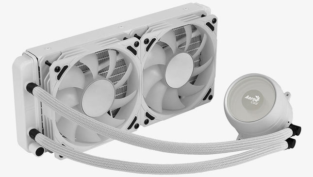 Enfriamiento Líquido AeroCool Mirage L240 White ARGB | 240mm | Iluminación ARGB
