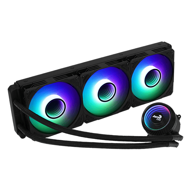 Enfriamiento Líquido AeroCool Mirage L360 ARGB | 360mm | 3x Ventiladores ARGB