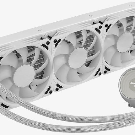 Enfriamiento Líquido AeroCool Mirage L360 White ARGB | 360mm | Iluminación ARGB