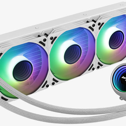 Enfriamiento Líquido AeroCool Mirage L360 White ARGB | 360mm | Iluminación ARGB