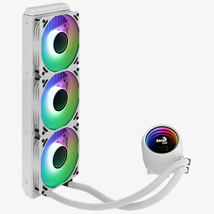 Enfriamiento Líquido AeroCool Mirage L360 White ARGB | 360mm | Iluminación ARGB