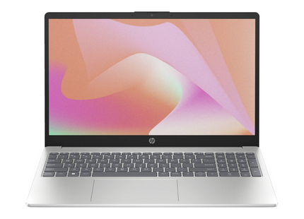 Laptop HP 15.6 pulgadas con pantalla táctil HD vista frontal completa