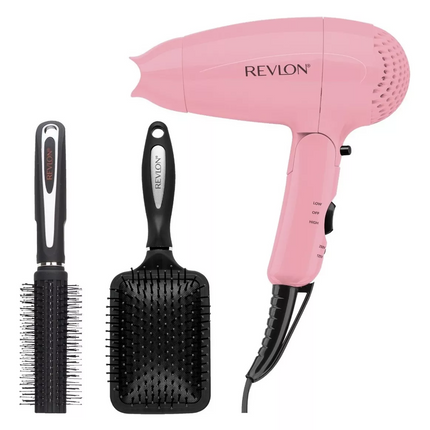 Kit Secadora de Viaje Revlon 1875W Dual Voltaje | Para secar y estilizar tu cabello donde sea que estés
