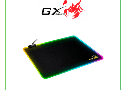 Mouse Pad Gamer Genius GX-PAD 500S RGB | 450x400mm | USB | 10 Modos de Iluminación