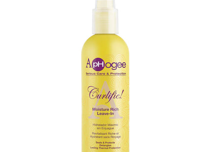 ApHogee Curlific! Acondicionador Sin Enjuague Humectante 8 oz