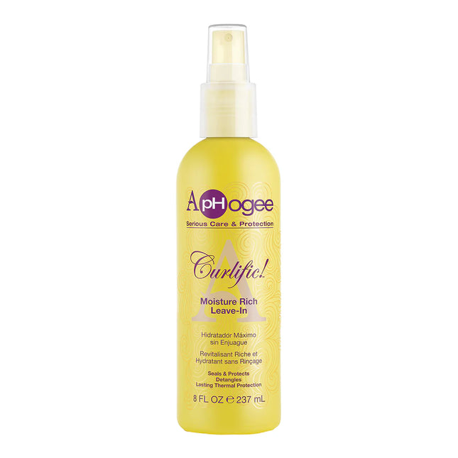 ApHogee Curlific! Acondicionador Sin Enjuague Humectante 8 oz