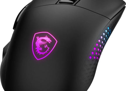 Mouse Gaming RGB MSI VERSA PRO S12-4301360-CLA | Inalámbrico 2.4 GHz | Bluetooth | USB | 26000 DPI