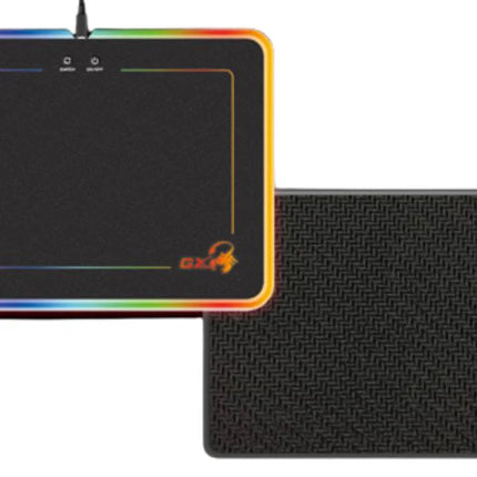 Mouse Pad Gamer Genius GX-Pad 600H RGB | 350x250mm | Superficie Rígida | Iluminación RGB | USB