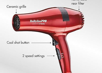 Pack BaByliss Ceramix Xtreme | Plancha 1” + Secadora 2000W | Placas Cerámicas | Tecnología Iónica | Profesional