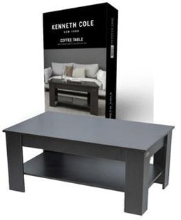 Kenneth Cole mesa de centro  cubierta color negro y caf‚ oscuro -KCWD2022058-BR