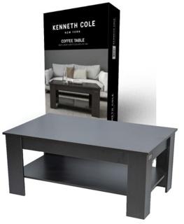 Kenneth Cole mesa de centro  cubierta color negro y caf‚ oscuro -KCWD2022058-BR
