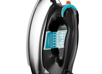 Plancha Seca Black + Decker F54 | Suela de Aluminio | Color Negro | Clásica