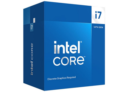 Procesador Intel Core i7-14700F | 14ª Gen | 20 Núcleos | 28 Hilos | 5.4GHz Turbo | LGA 1700