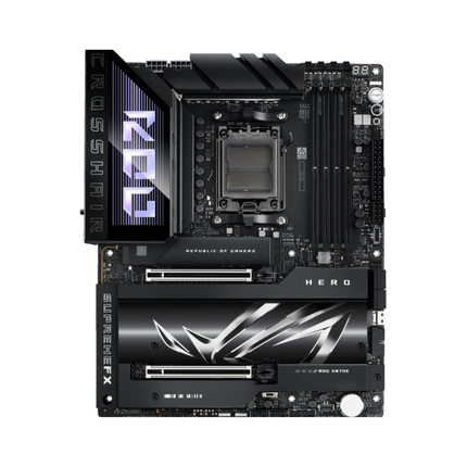 Tarjeta Madre ASUS ROG CROSSHAIR X870E HERO | AM5 | DDR5 | ATX | PCIe 5.0 | Wi-Fi 6E | 10Gb Ethernet | Aura Sync RGB
