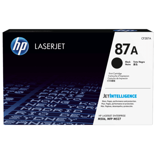 HP toner negro 9000pgs #87A CF287A