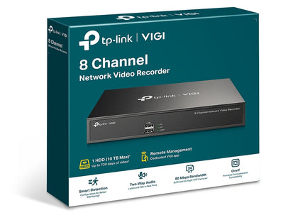 Grabadora NVR VIGI de 8 canales TP-Link, VIGI NVR1008H