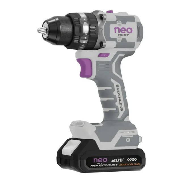 NEO NEXT T1280/20K2-4 Taladro Percutor Atornillador Inalámbrico 20 V 4 Ah 13 mm 80 Nm