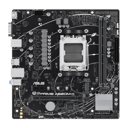 Tarjeta Madre ASUS PRIME A620M-K | mATX | AM5 | DDR5 | PCIe 4.0 | USB 3.2