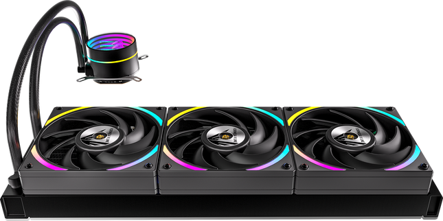 Enfriamiento Líquido ARGB Formula V Line Oasis L360 ARGB BK 360MM 4711401661399 | 360mm | LGA1700 AM5 | PWM 4 Pin | ARGB 3 Pin | Negro