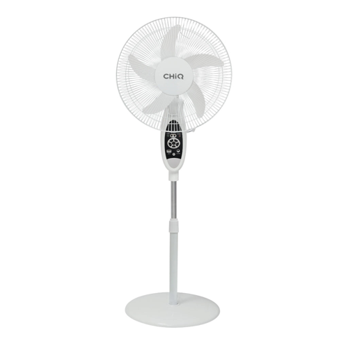 CHIQ Ventilador Pie Recargable 16" 9 vel temporizador puerto USB Luz Led - CQVF16RN0IT1W
