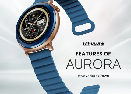 Smart Watch HIFUTURE AURORA | Pantalla Full Touch 1.78” | Monitoreo de Salud Avanzado | Notificaciones Inteligentes | Resistencia al Agua IP68