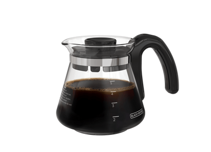 Repuesto Jarra Cafetera Black + Decker CM0701GC | 5 Tazas | Vidrio | Compatible CM0700 CM0750 CM0755