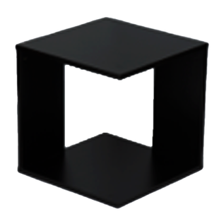 Kenneth Cole estante de cubo color caf‚ oscuro - KCWD2022053-BR