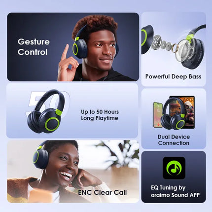 Headset Oraimo BoomPop2S | Inalámbrico Bluetooth | OHP-610S