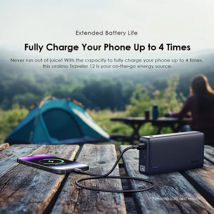 Power Bank Oraimo Traveler 12 | 20000mAh | 4 Puertos | OPB-1201