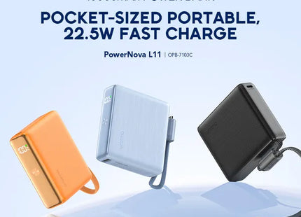 Oraimo Power bank PowerNova L11 10000 mAh azul, OPB-7103C