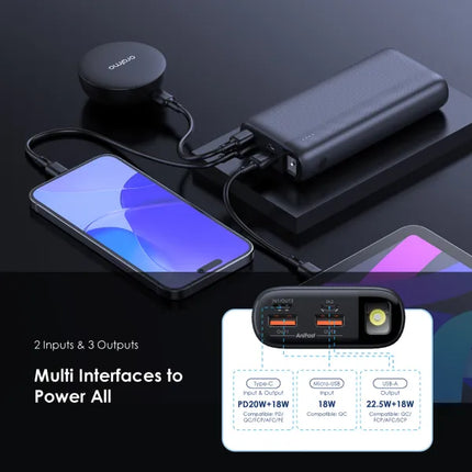 Power Bank Oraimo Traveler 22.5 | 20000mAh | 4 Puertos | OPB-7204Q