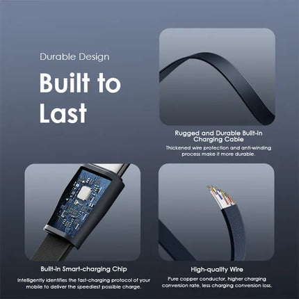 Power Bank Oraimo Slice Link Pro | 10000mAh | 3 Cables Incorporados | OPB-P7101