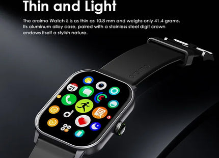 Smartwatch Oraimo Watch 5 | OSW-805 | Bluetooth | Monitoreo de Salud