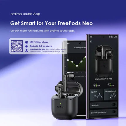Audífono Oraimo FreePods Neo | Inalámbrico Bluetooth | IPX4 | OTW-330S