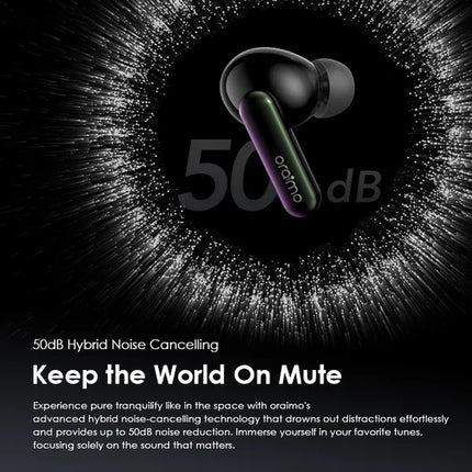 Audífono Oraimo SpaceBuds Hybrid | Inalámbrico Bluetooth | IPX4 | OTW-630