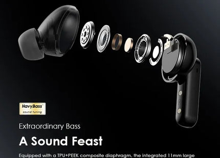 Audífono Oraimo SpaceBuds Hybrid | Inalámbrico Bluetooth | IPX4 | OTW-630