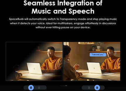 Audífono Oraimo SpaceBuds Hybrid | Inalámbrico Bluetooth | IPX4 | OTW-630