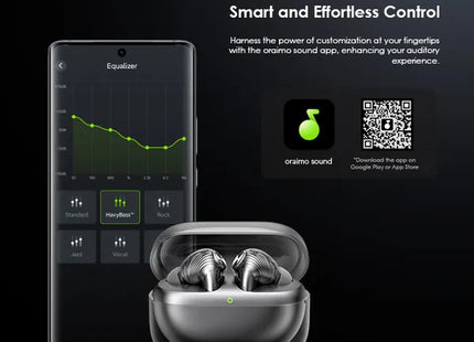 Audífono Oraimo SpaceBuds Pro | Inalámbrico Bluetooth | IP54 | OTW-930