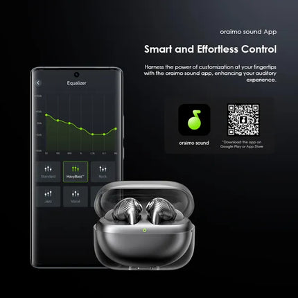 Audífono Oraimo SpaceBuds Pro | Inalámbrico Bluetooth | IP54 | OTW-930